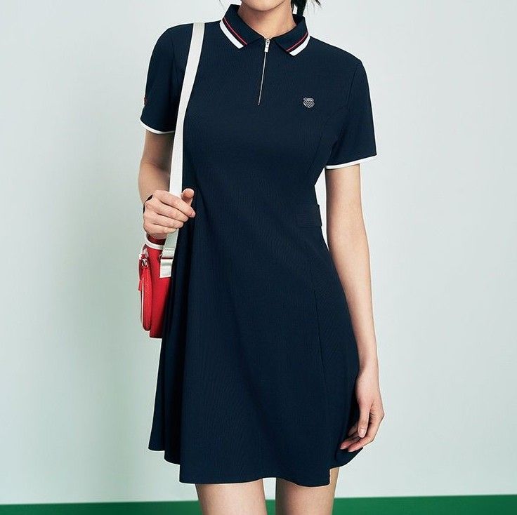ポロシャツ レディース テニススタイル ポロシャツワンピース