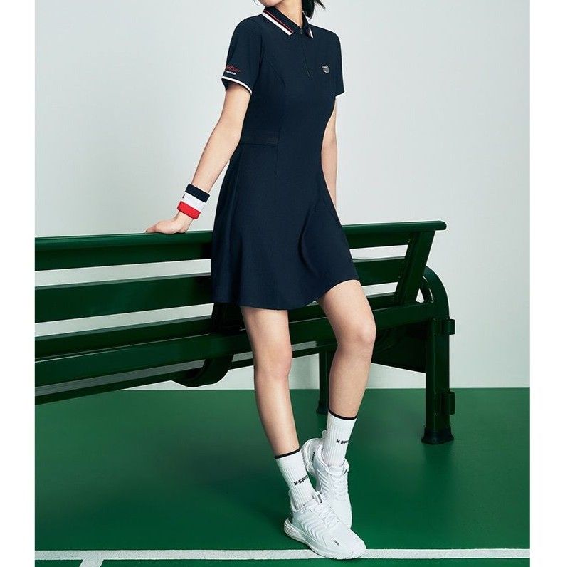 ポロシャツ レディース テニススタイル ポロシャツワンピース