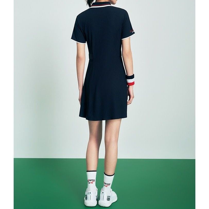 ポロシャツ レディース テニススタイル ポロシャツワンピース