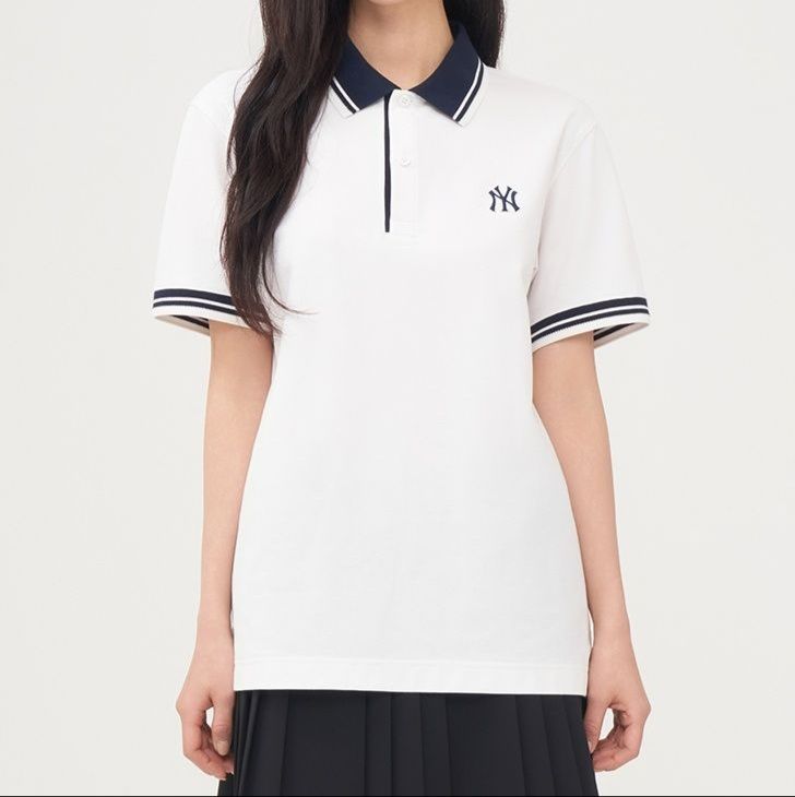 ポロシャツ レディース スポーティライン 上品バイカラーポロ