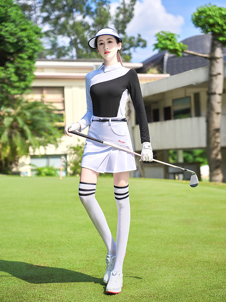 レディース ポロシャツ 上品な襟付き長袖運動着トップス