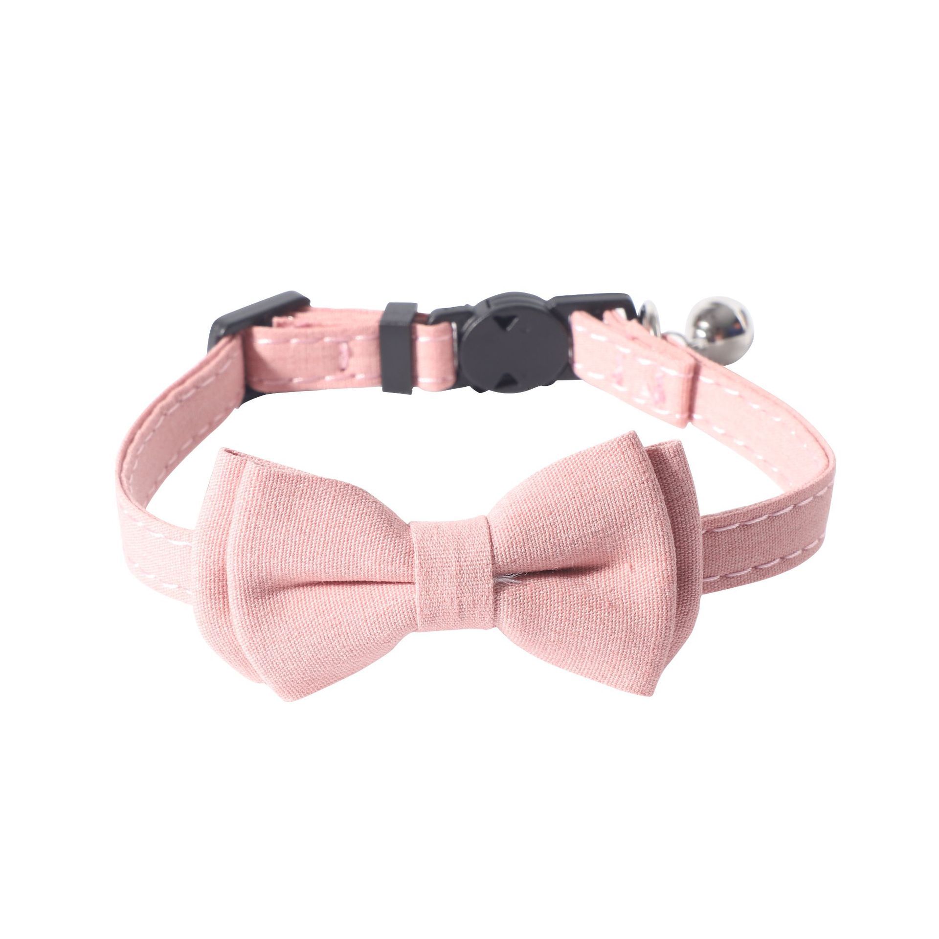 ペット用首輪 蝶ネクタイ付き鈴入り安全首輪