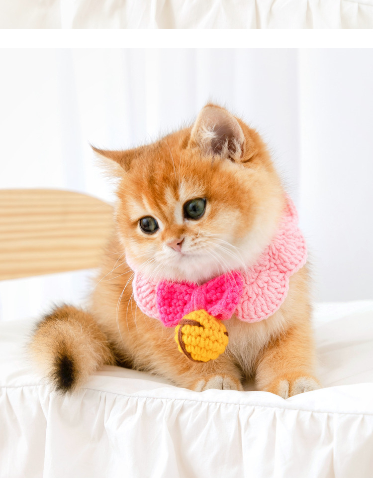 ペット用首輪 ねこちゃんのおめかし首輪