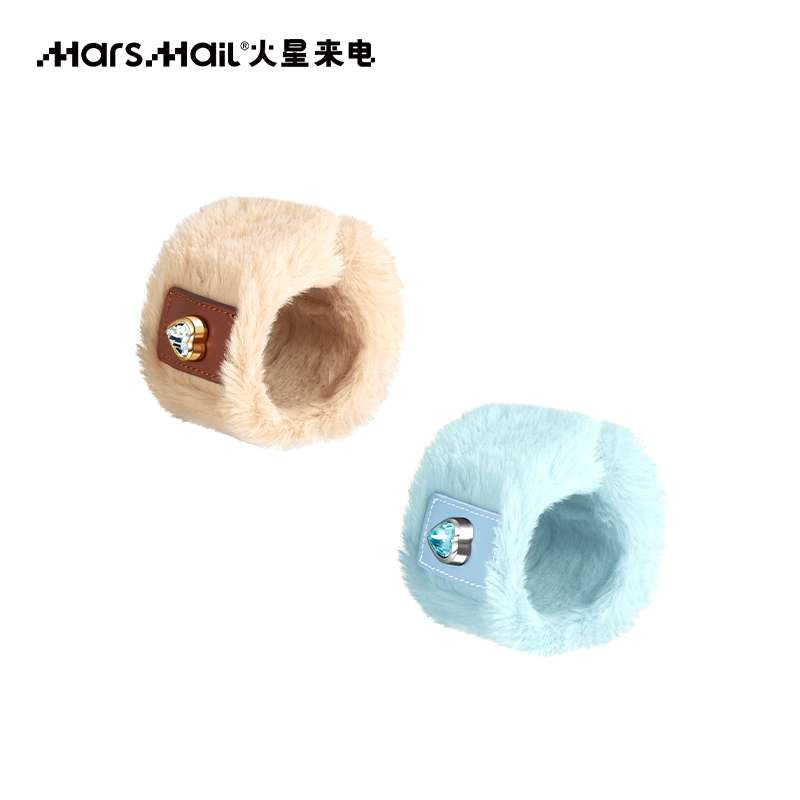 ペット用首輪 ふわもこ宝石首輪