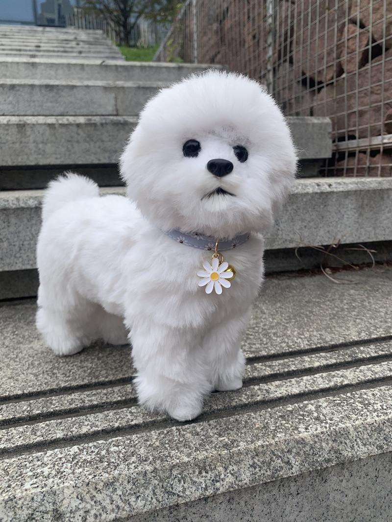 ペット用首輪 花飾り優雅な小型犬用首輪