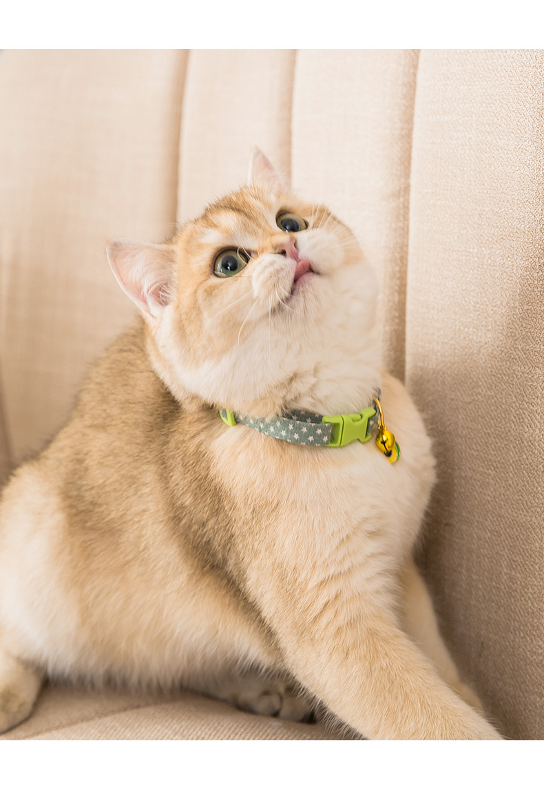 ペット用首輪 お花のしぐさ 猫の首輪チャーム