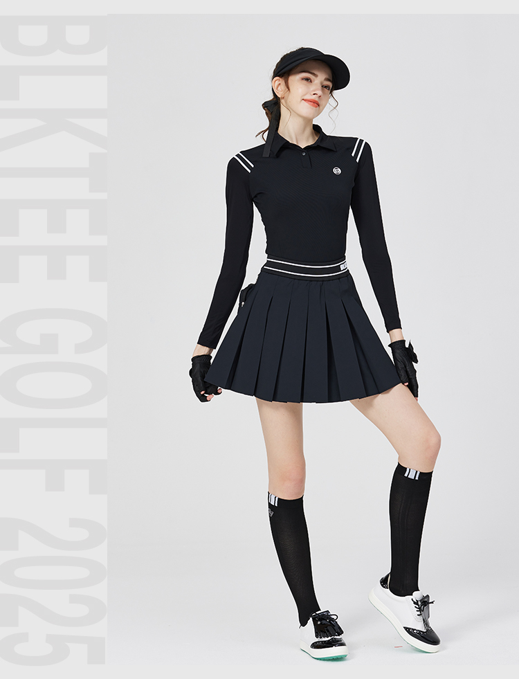 ゴルフウェア レディース プリーツデザイン スポーティスカート