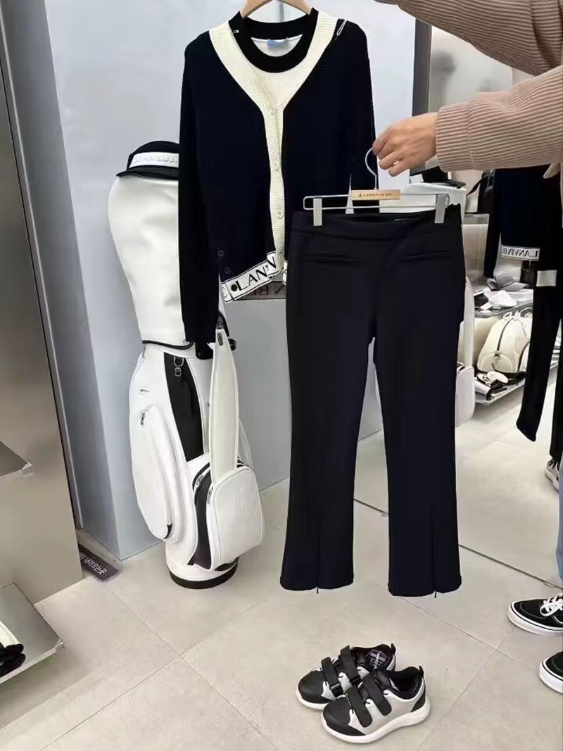 ゴルフウェア レディース すっきり美脚ストレッチパンツ