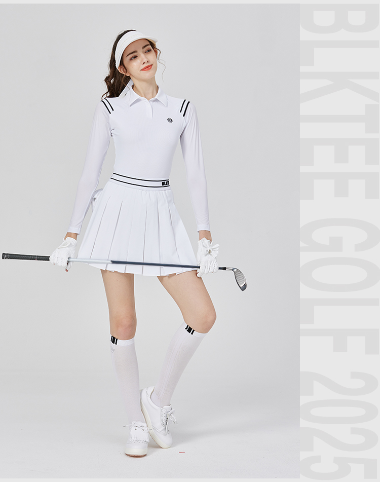 ゴルフウェア レディース プリーツデザイン スポーティスカート