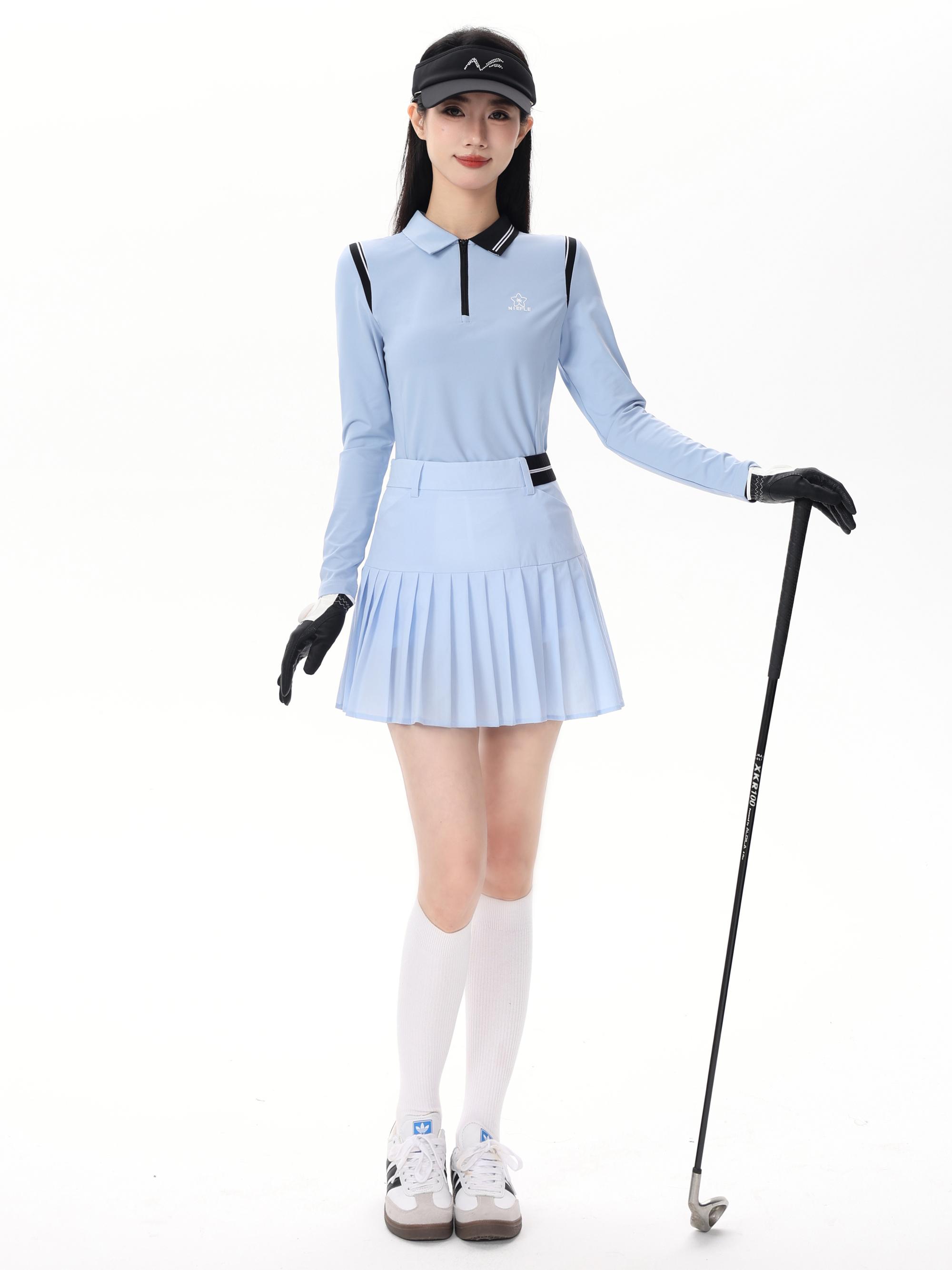 ゴルフウェア レディース すっきり美シルエット 長袖トップス