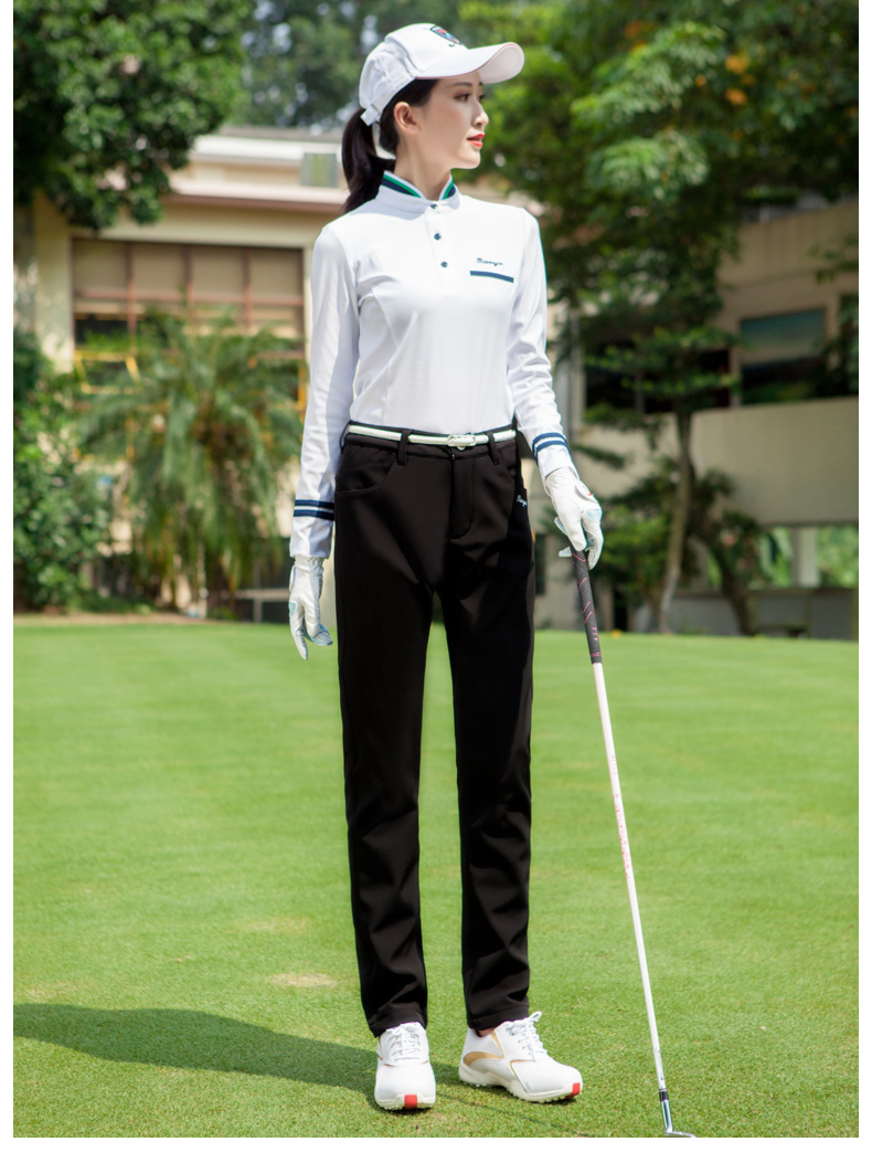 ゴルフウェア レディース スタイリッシュストレートパンツ