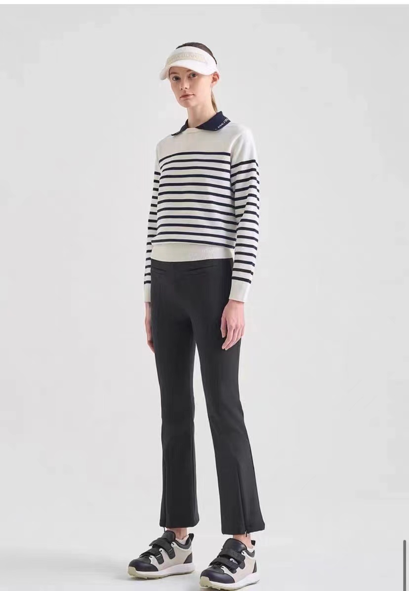 ゴルフウェア レディース すっきり美脚ストレッチパンツ