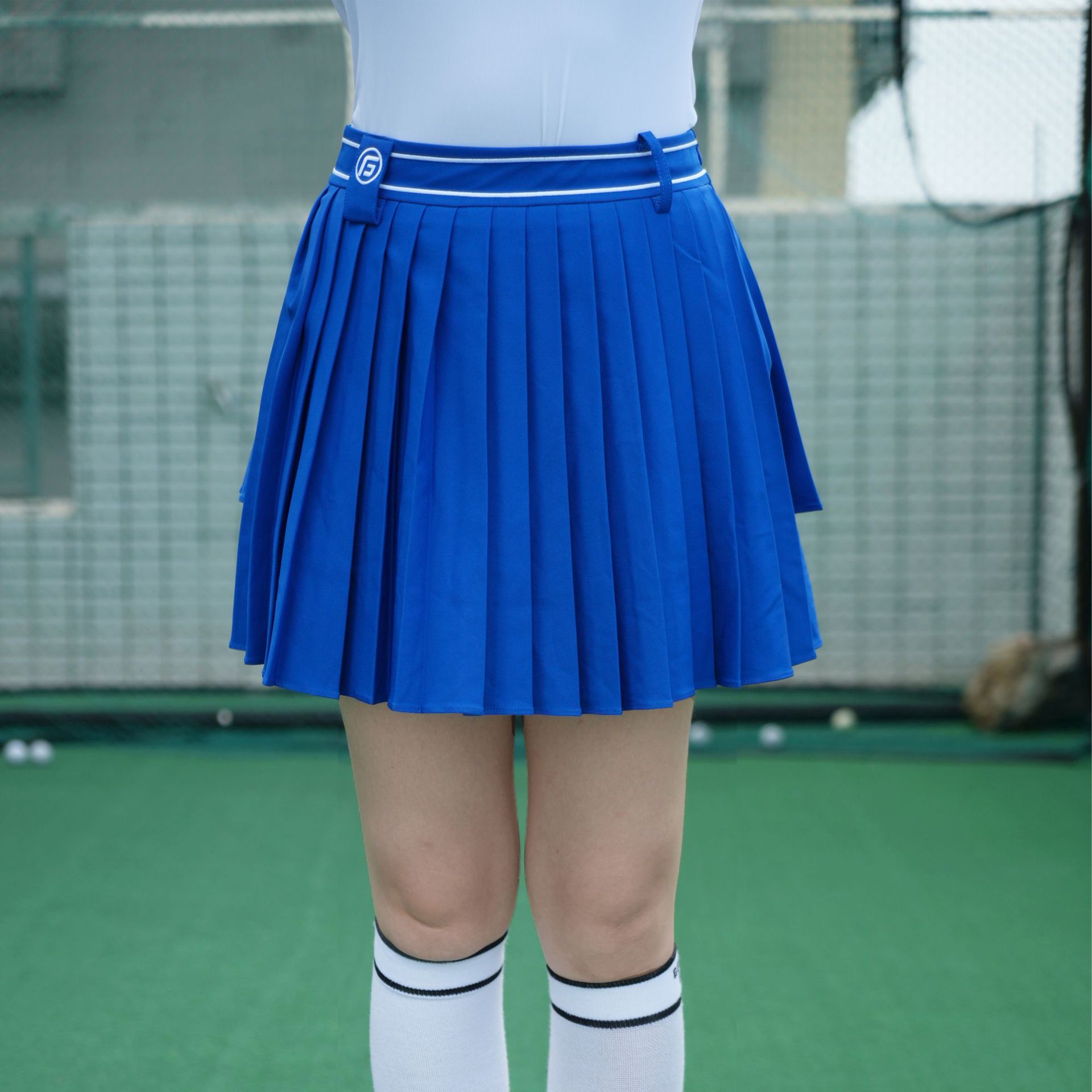 ゴルフウェア レディース プリーツスポーティスカート