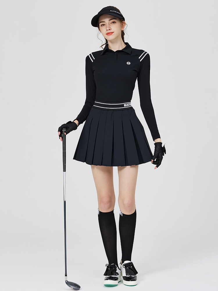 ゴルフウェア レディース プリーツデザイン スポーティスカート