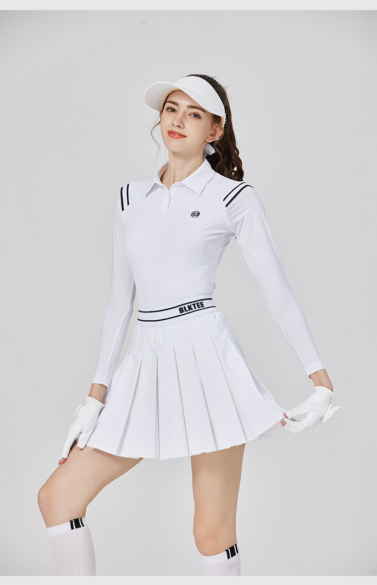 ゴルフウェア レディース プリーツデザイン スポーティスカート