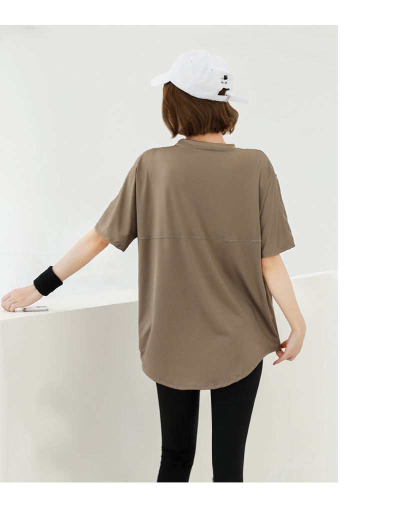 Tシャツ　レディーススポーツウェア リラックスシルエット ゆったりフィットＴシャツ