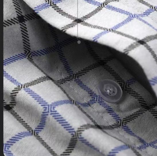 メンズ 下着  快適格子柄純綿トランクス下着