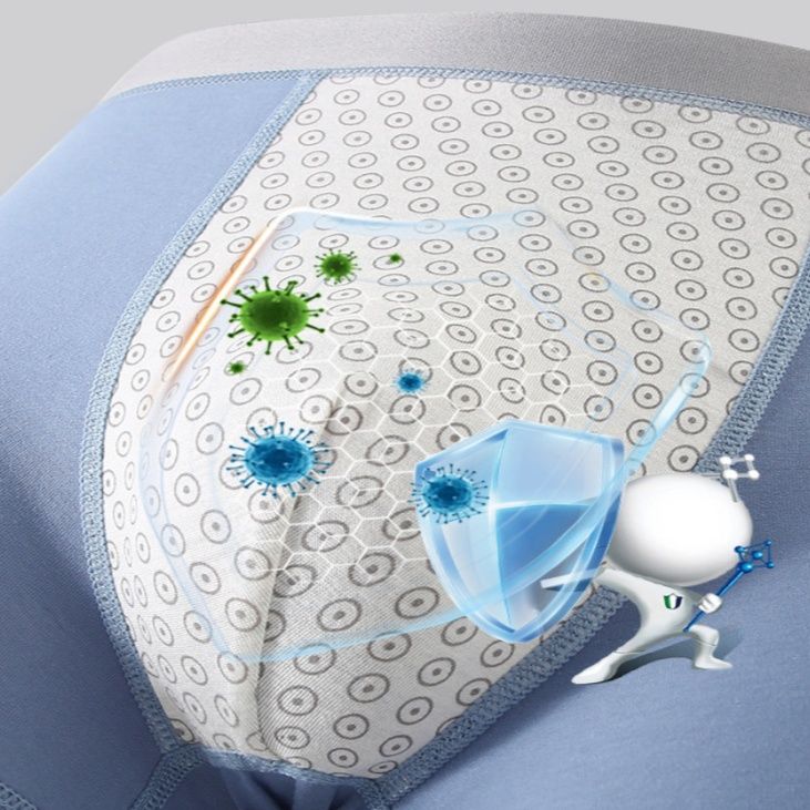 メンズ 下着  快適素材シンプルボクサーパンツ