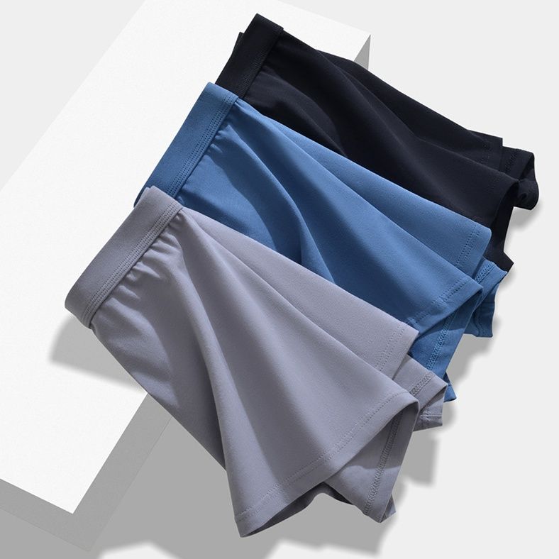 メンズ 下着  新疆長綿綿素材快適ボクサーパンツ