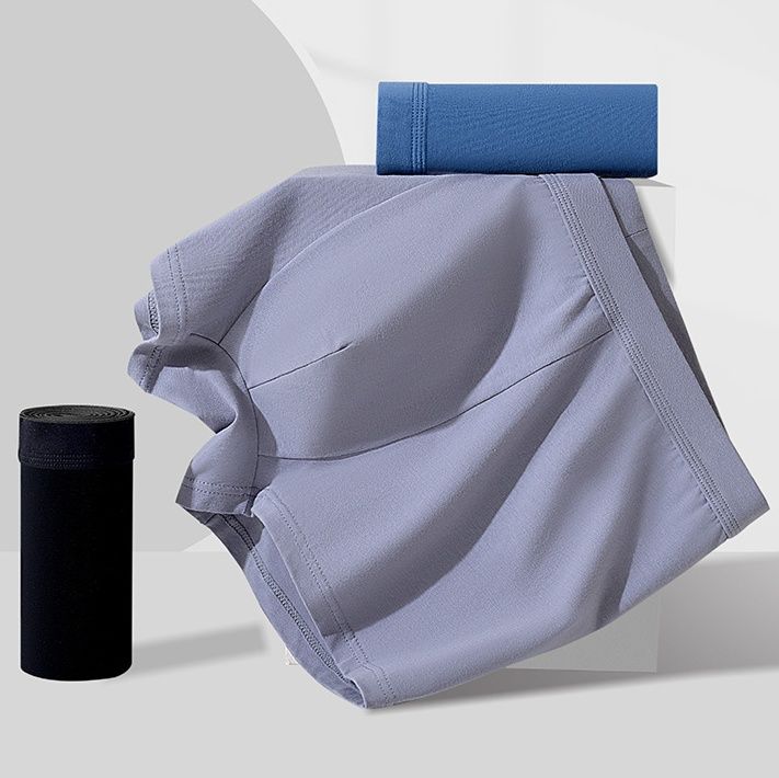 メンズ 下着  新疆長綿綿素材快適ボクサーパンツ