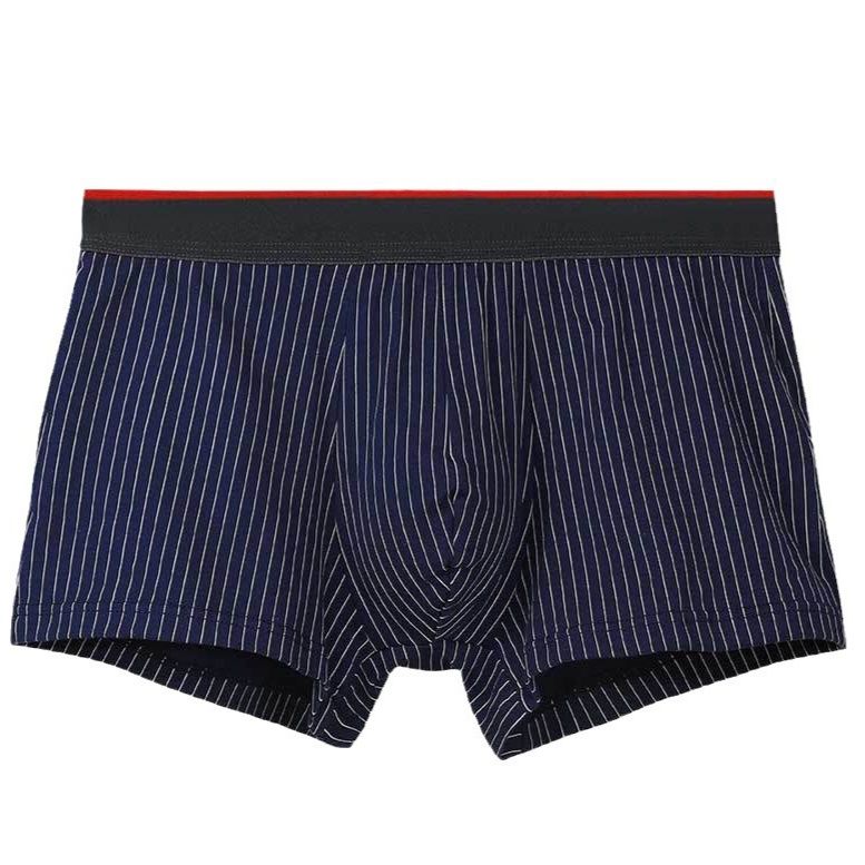 メンズ 下着  縦縞柄快適ボクサーパンツ
