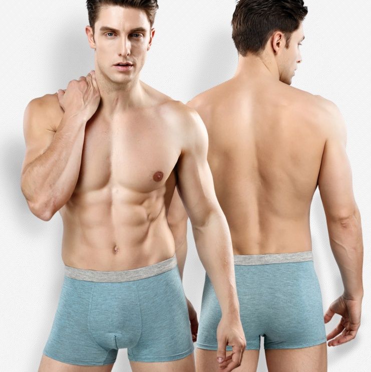 メンズ 下着 立体裁断シームレスフィットボクサーパンツ