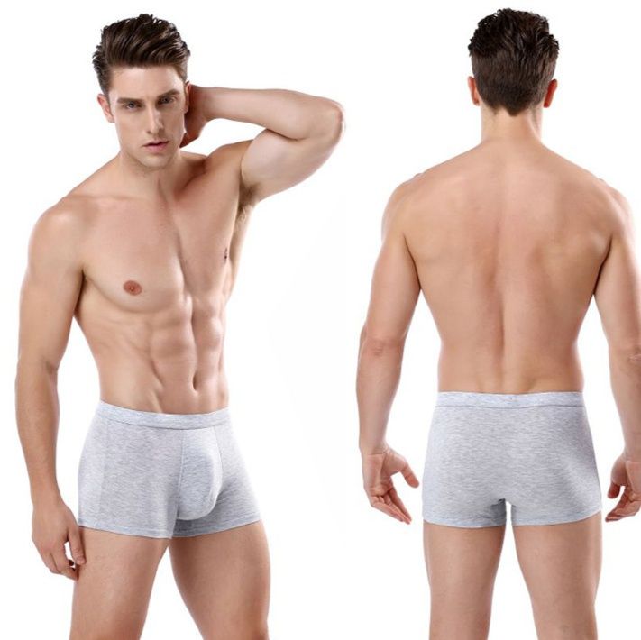 メンズ 下着 モーダル素材シームレス仕様快適ボクサーパンツ