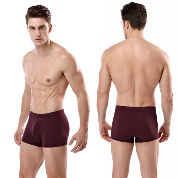 メンズ 下着  モーダル素材シームレス仕様快適ボクサーパンツ