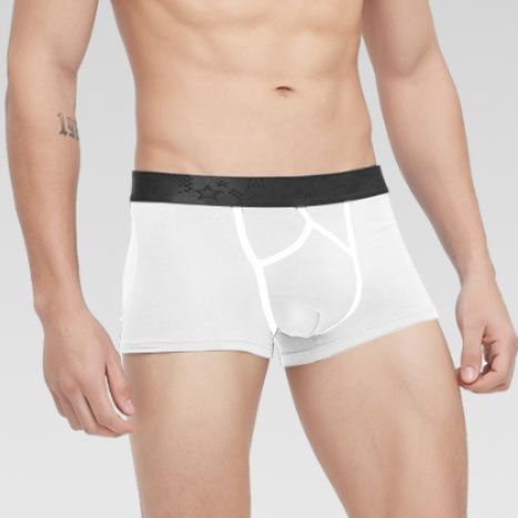 メンズ下着立体縫製ライン入り快適フィットボクサーパンツ