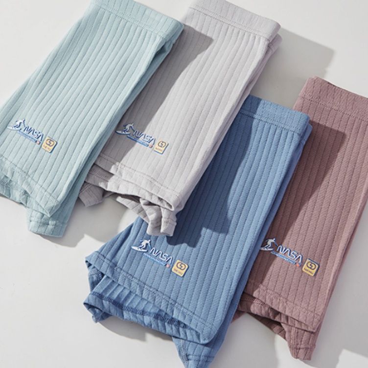 メンズ下着立体縦リブ編み快適ボクサーパンツ