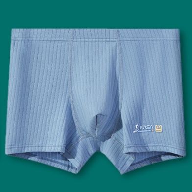 メンズ下着立体縦リブ編み快適ボクサーパンツ