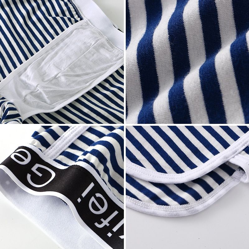 メンズ下着綿混素材爽やか平角軽量透気性抜群トランクスパンツ