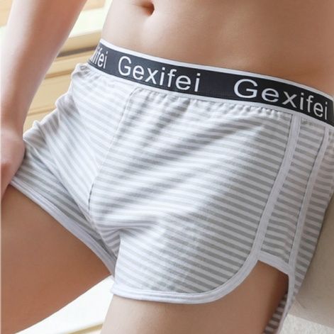 メンズ下着綿混素材爽やか平角軽量透気性抜群トランクスパンツ