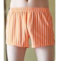 メンズ下着爽やか縦縞柄ゆったりトランクスパンツ