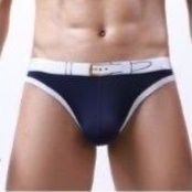 メンズ下着配色パイピングデザインローライズビキニ