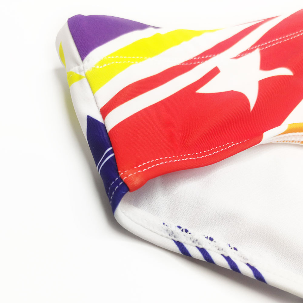 メンズ下着マルチカラー(星柄)デザイン柔軟素材ローライズビキニパンツ