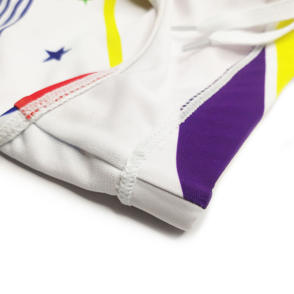 メンズ下着マルチカラー(星柄)デザイン柔軟素材ローライズビキニパンツ