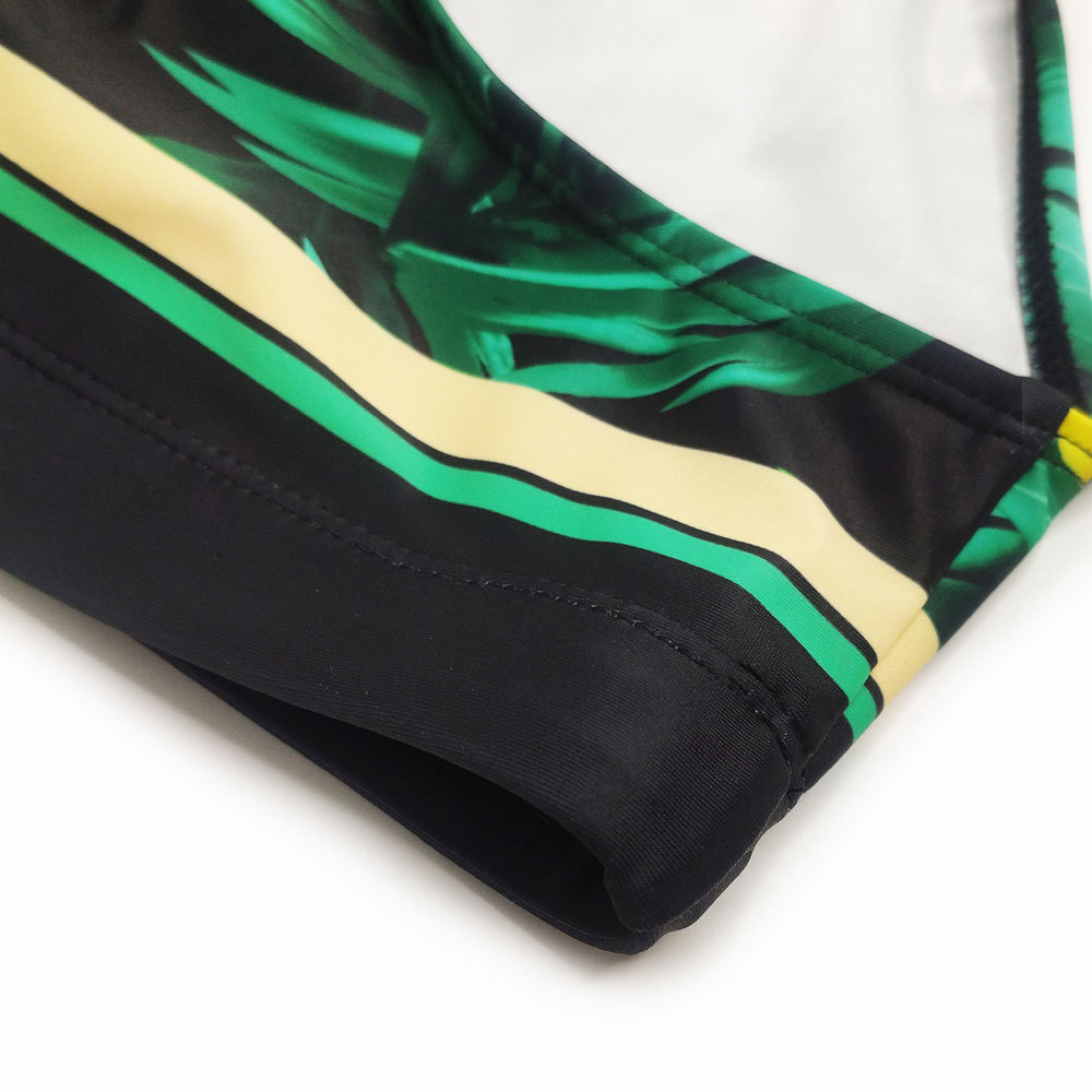 メンズ下着南国トロピカル柄ローライズビキニパンツ