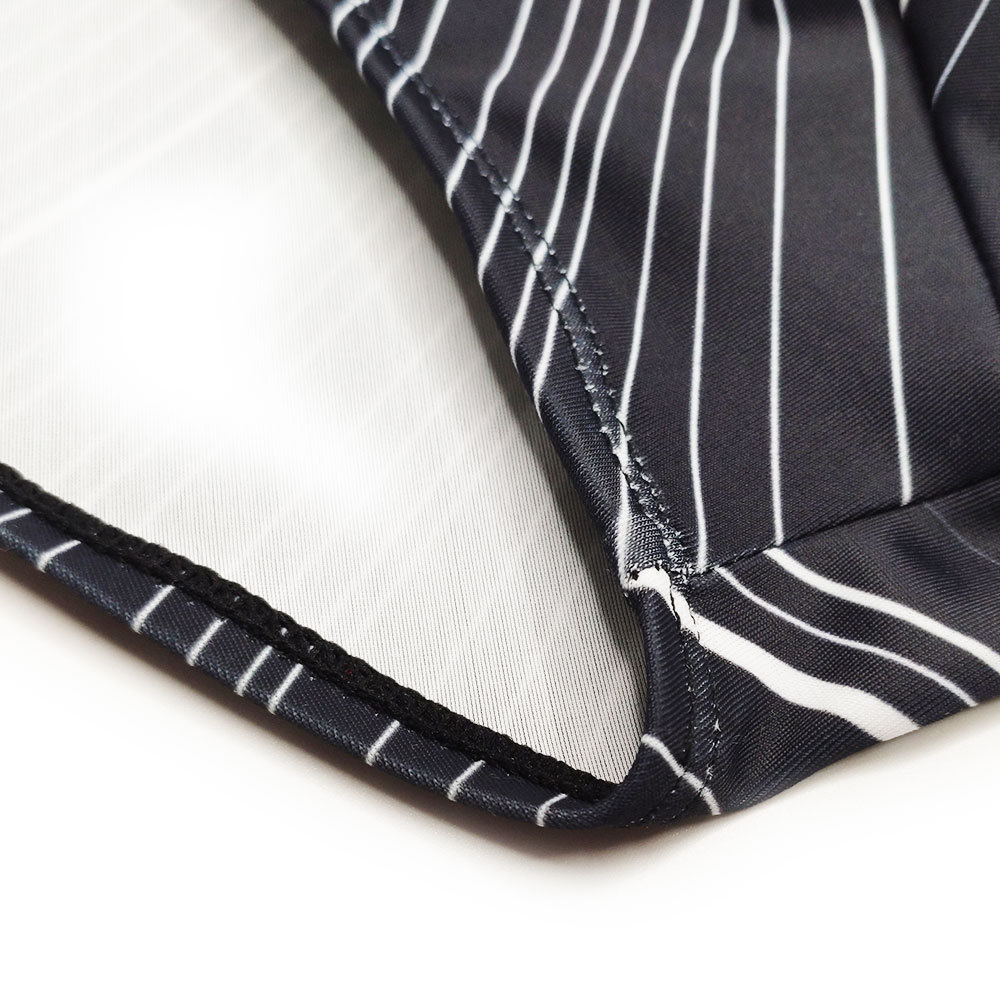 メンズ下着縦縞柄ローライズビキニブリーフ