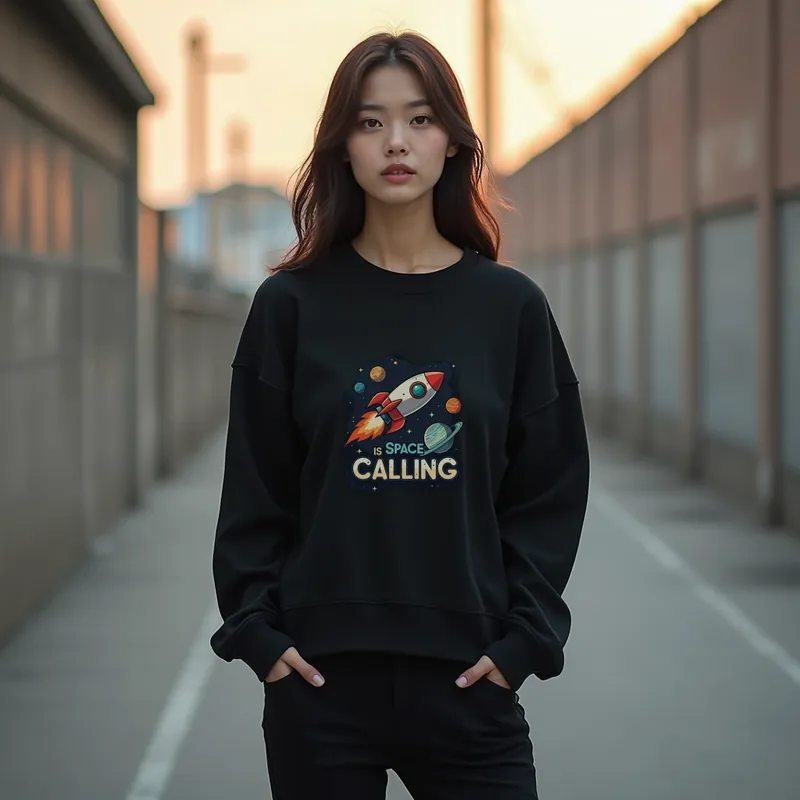 【ユニセックストレーナー】宇宙への誘いロケットトレーナー