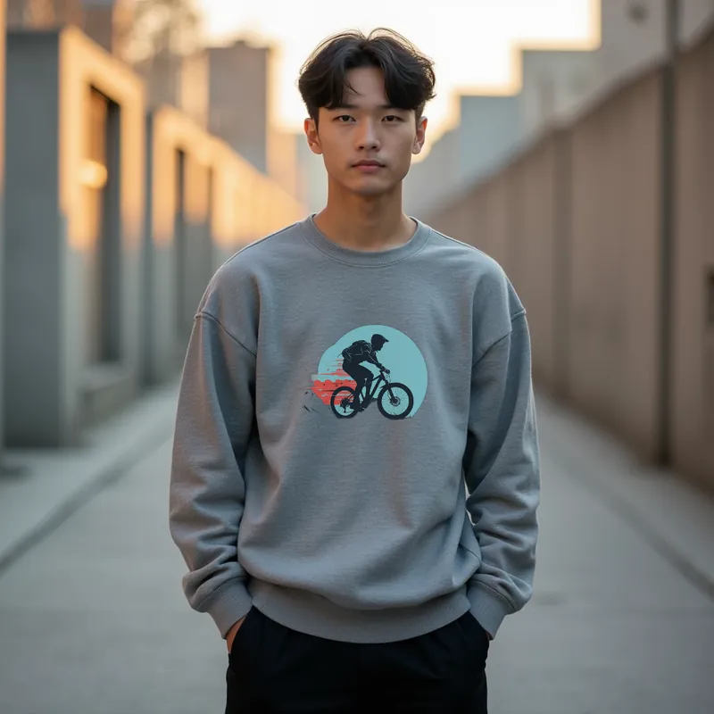 【ユニセックストレーナー】夕暮れ自転車トレーナー