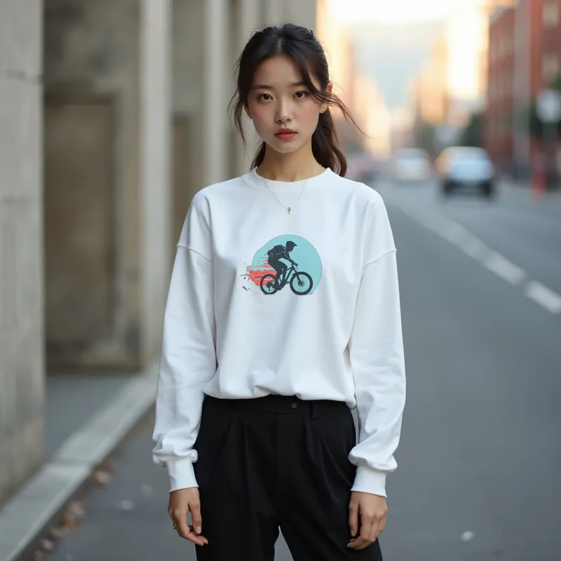 【ユニセックストレーナー】夕暮れ自転車トレーナー