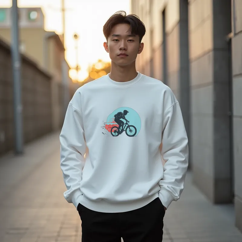 【ユニセックストレーナー】夕暮れ自転車トレーナー