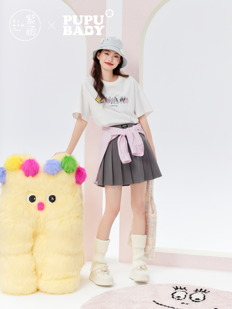 プリーツスカート 学生風プリーツミニスカート