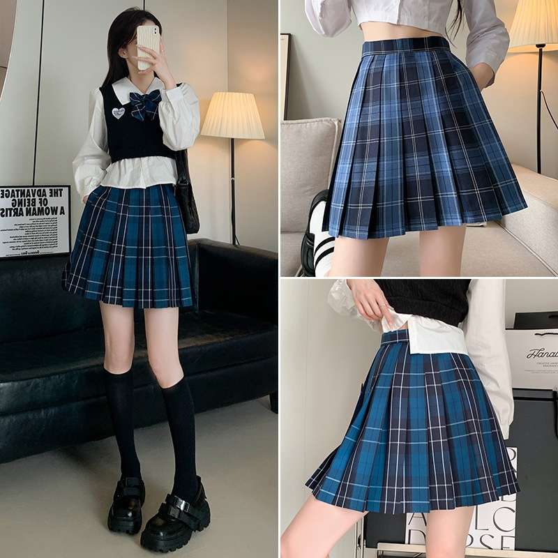 クラシカル制服風プリーツスカート