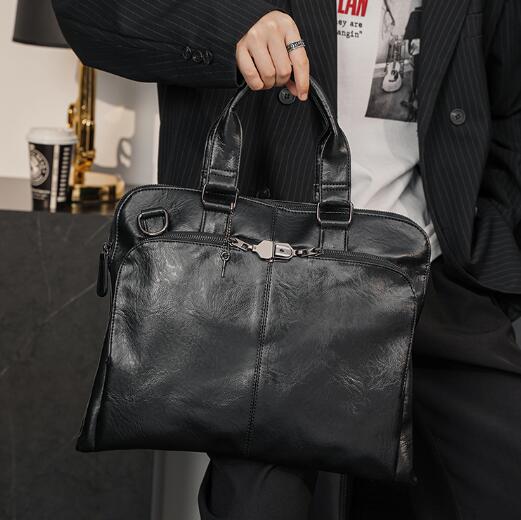 ビジネスバッグ 男性用おしゃれビジネスブリーフケース合成皮革