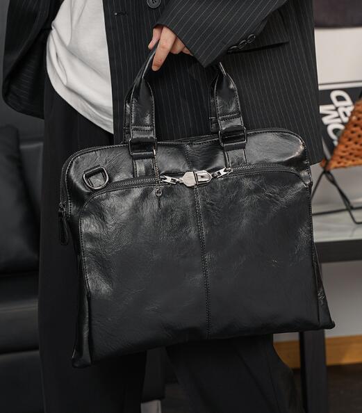 ビジネスバッグ 男性用おしゃれビジネスブリーフケース合成皮革