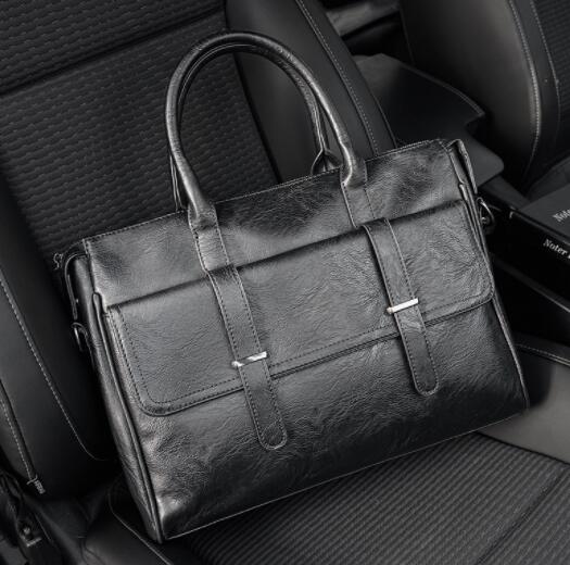 ビジネスバッグ ブリーフケース 男性用ショルダーハンドル付きビジネスバッグ