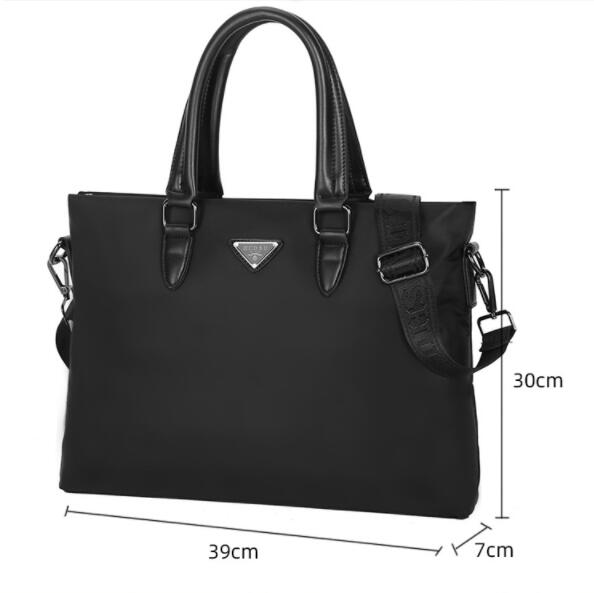 ビジネスバッグ 紳士用撥水加工ビジネス鞄 肩掛け通勤ブリーフケース