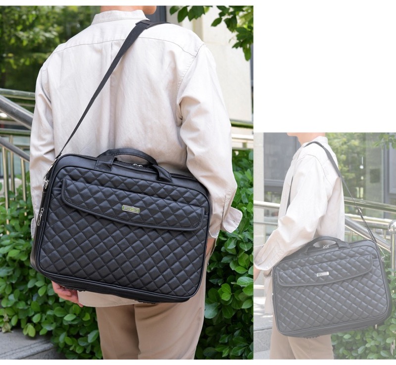 ビジネスバッグ ビジネスブリーフケース 合成皮革 ショルダー対応